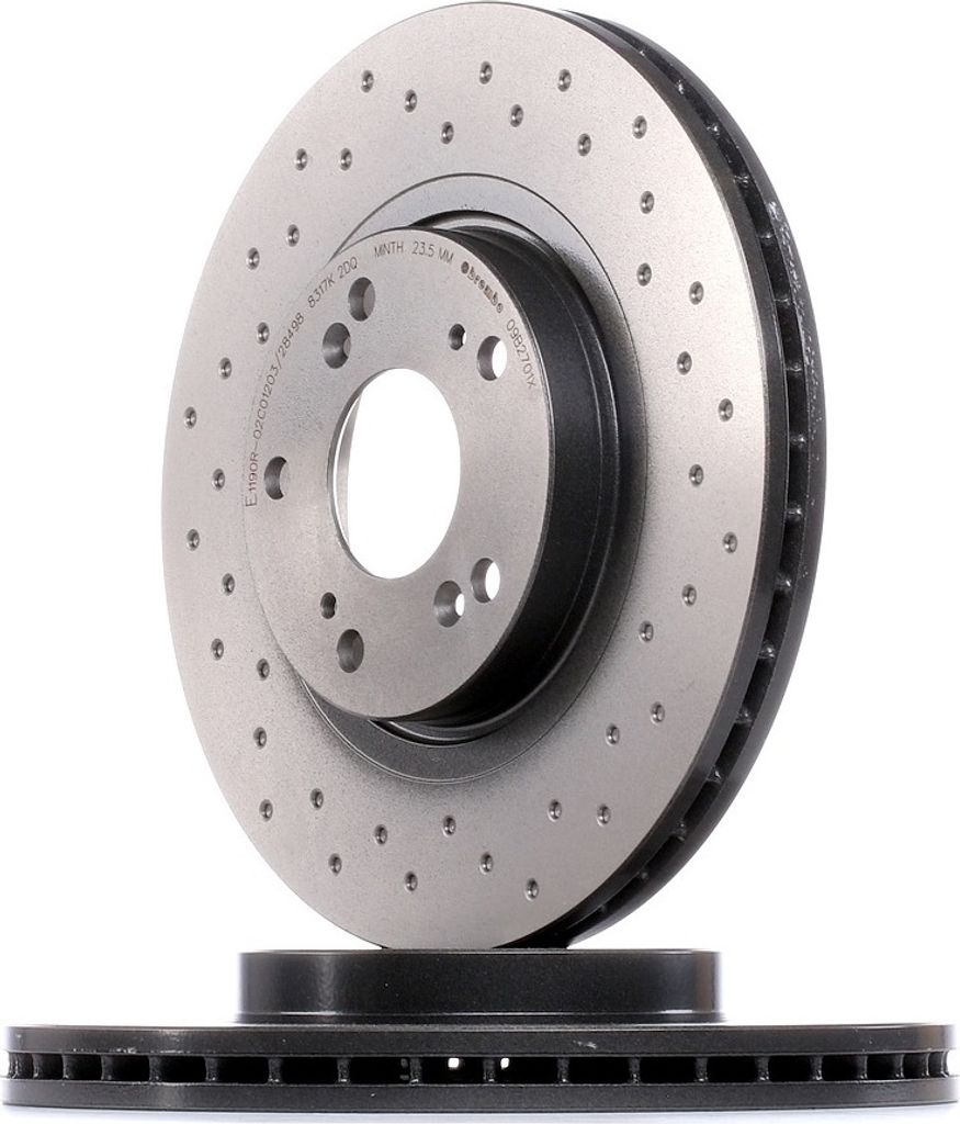 2x BREMBO Bremsscheibe 09.B270.1X für HONDA ACCORD VIII (CU) ACCORD VIII Kombi