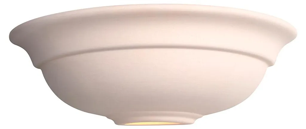 Luminaire Mural Design Blanc en Plâtre 31cm - Applique HILLSIDE Endon