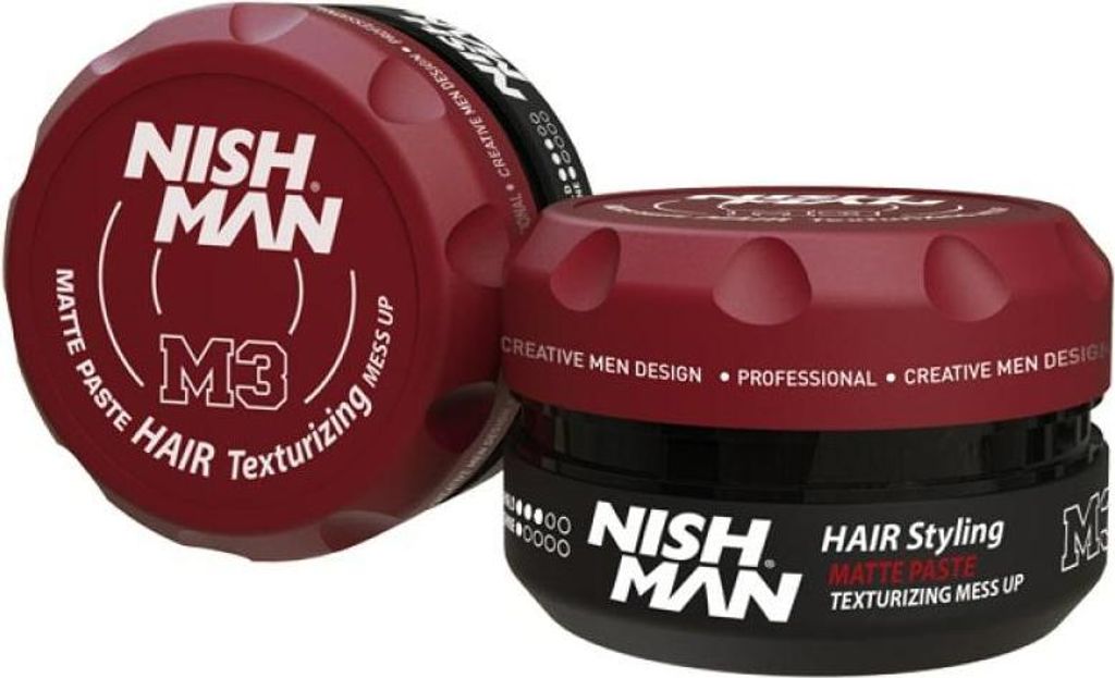 Nishman | Pasta per capelli M3 - 100 ml - Texture opaca - Immagine del prodotto 