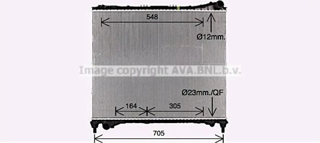 Remplacer votre radiateur Range Rover avec AVA AU2337 OE LR034553