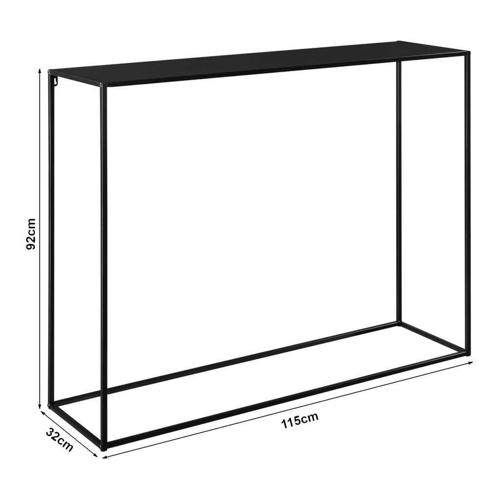 Konsolentisch 92x115x32cm Flurtisch Konsole Kommode Produktbild 7