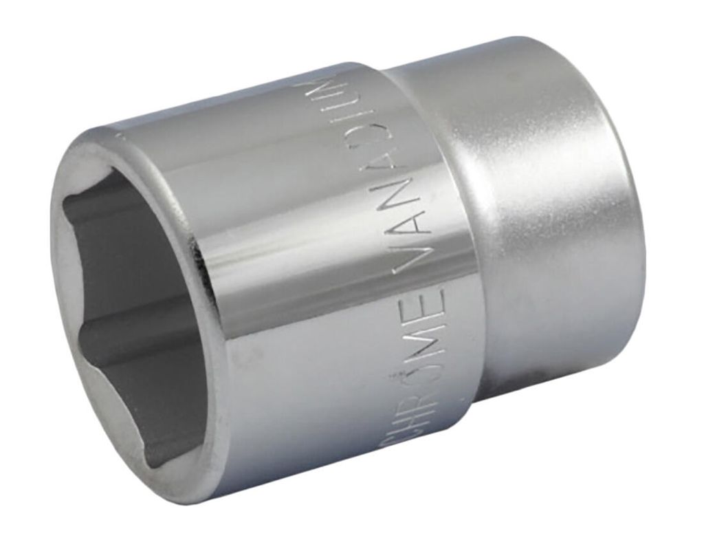 Steckschlüsselkopf mit 1/2 Zoll Antrieb und 30 mm Sechskant für Ratschen