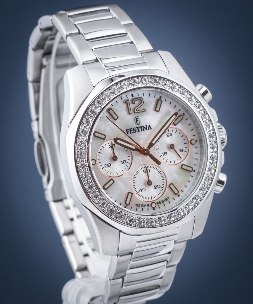 Chronograf Festina Silver Collection Boyfriend - žena Obrázek produktu 