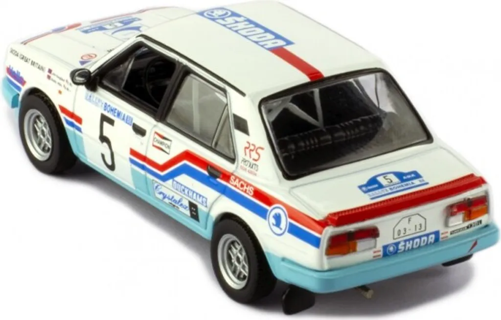 Modèle Réduit Škoda 130 L 1:43 pour Collectionneur Rallye de 1988 - 7