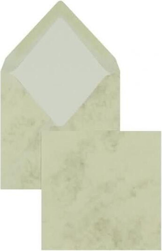Briefumschläge 164x164mm 100g/qm gummiert VE=100 Stück chamois marmora