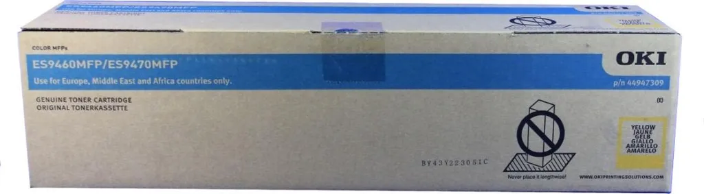 Toner Jaune Oki 44947309 Longue Durée et Qualité d'Impression Net