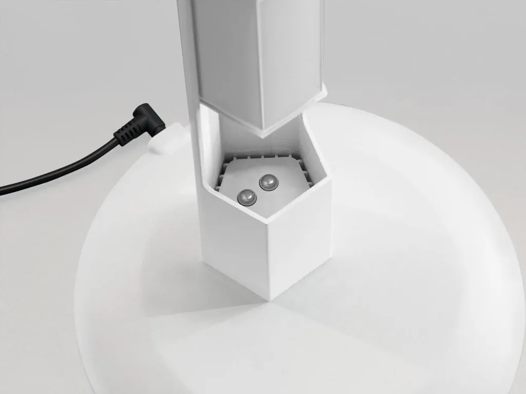 Base de chargement Pencil Zafferano blanche pour module d'éclairage LED - 5