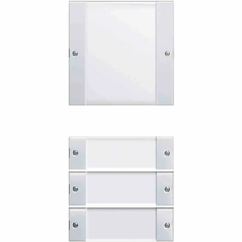 Contrôlez 4 circuits avec le set de bascules Gira 213403 blanc brillant