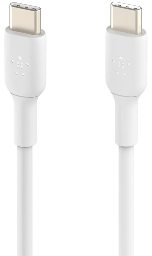 Cable USB-C/USB-C Belkin, 2 metros, PVC, blanco. Modelo: Imagen del producto 