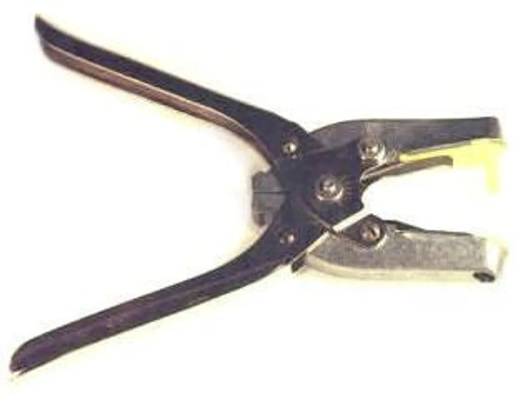 Pince à marques d'oreille Jumbo ergonomique en métal ultra robuste
