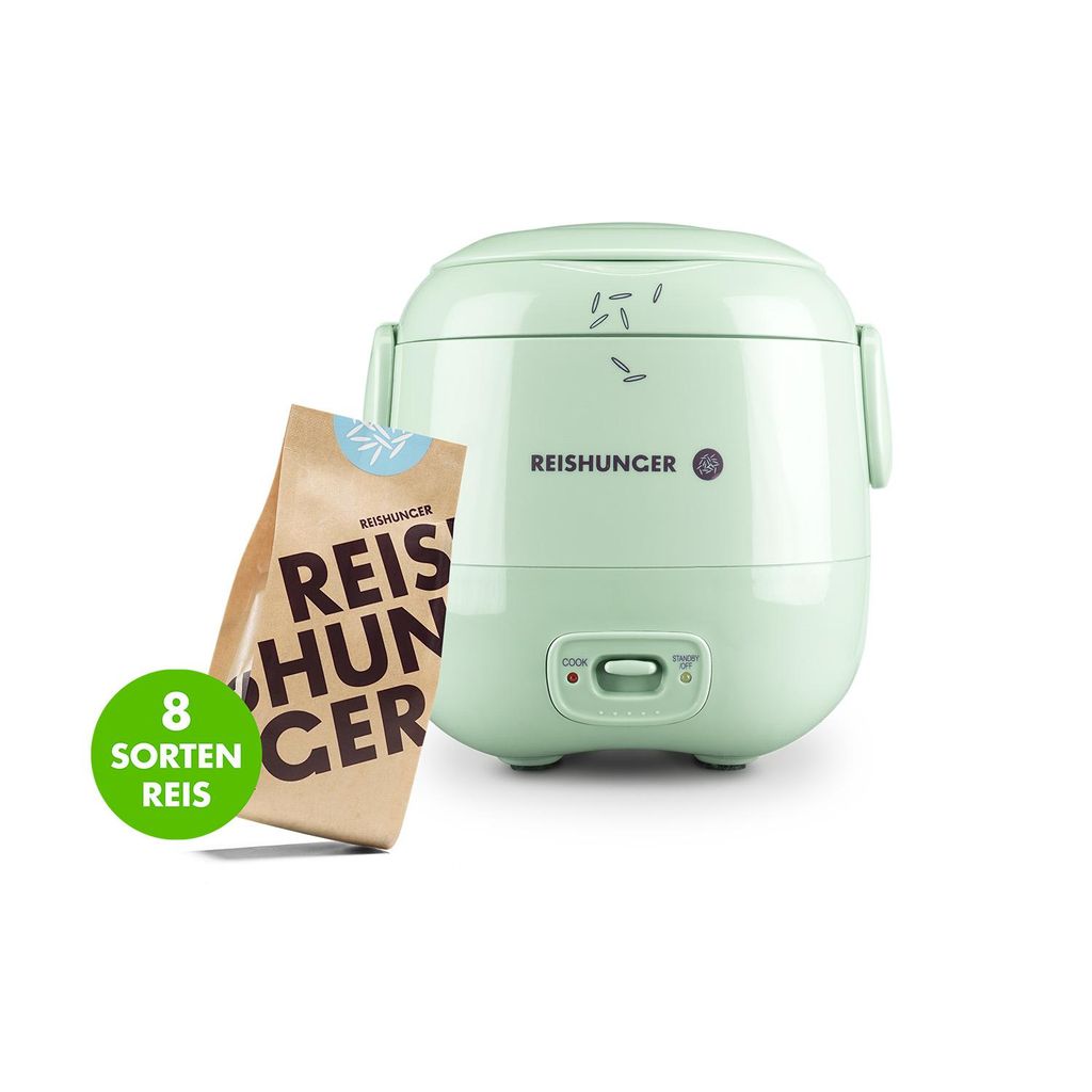 REISHUNGER Mini Reiskocher Starter Set - 0,3 L - Salbeigrün Produktbild 