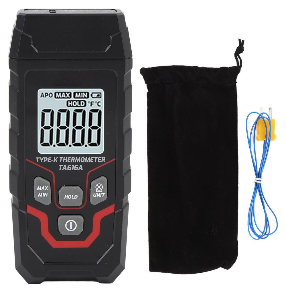 Thermoelement-Thermometer, digitaler Einkanal-K-Typ-Temperaturtester
