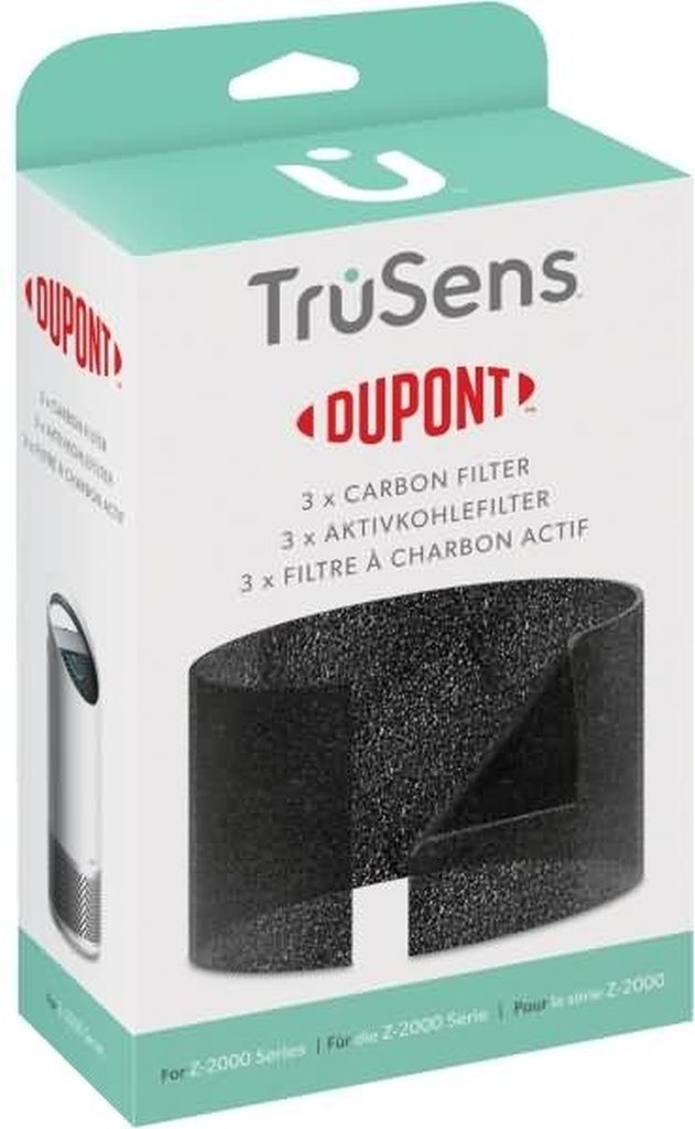 DuPont Aktivkohlefilter für Luftreiniger Z-2000 VE=3x3 Stück