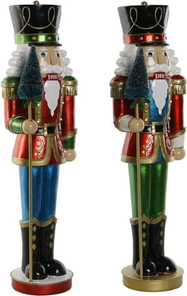 Casse-noisette de Noël Coloré 70 cm en Lot de 2 - Style Home ESPRIT