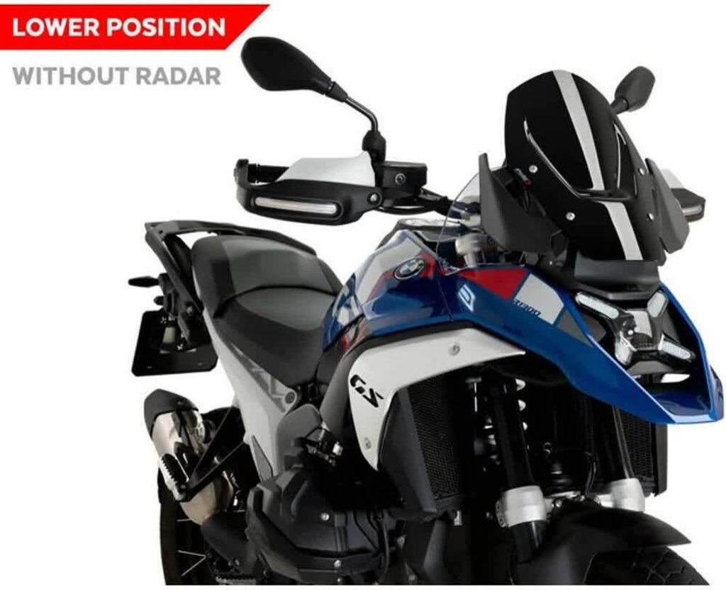 PUIG 21839N Sportscheibe passend fuer BMW R1300GS ADVENTURE Schwarz