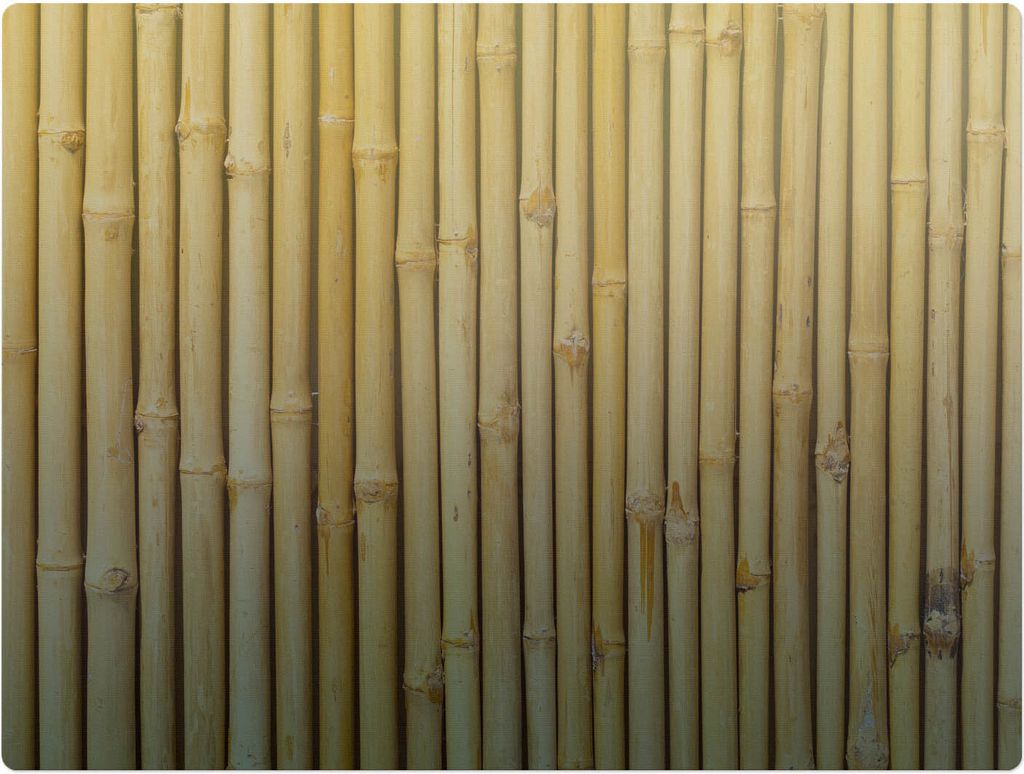 Bambusmuster – Bodenschutzmatte – Rutschfest – Schutzmatte für Büro – Vinylmatte – Stuhlunterlage – 120 x 90 cm