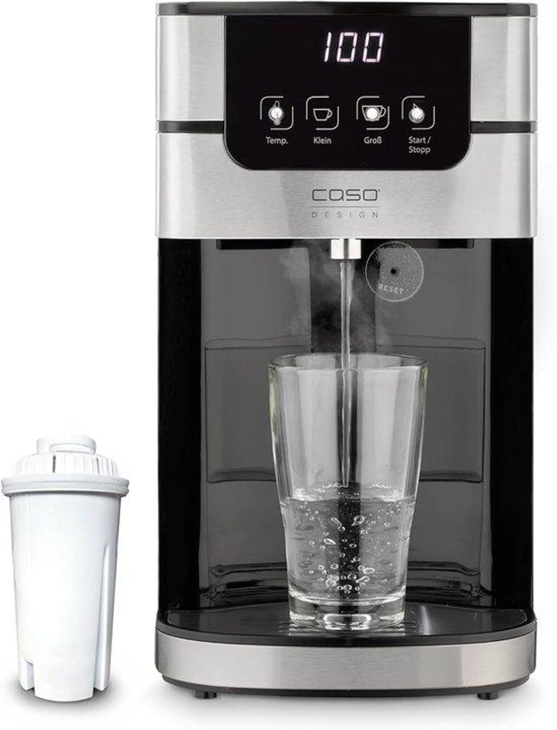 Elektrische warmwaterdispenser mit Temperaturregulierung 70-100 °C, 4-Liter-Wasserspeicher, ideal für Büroküchen und Buffets