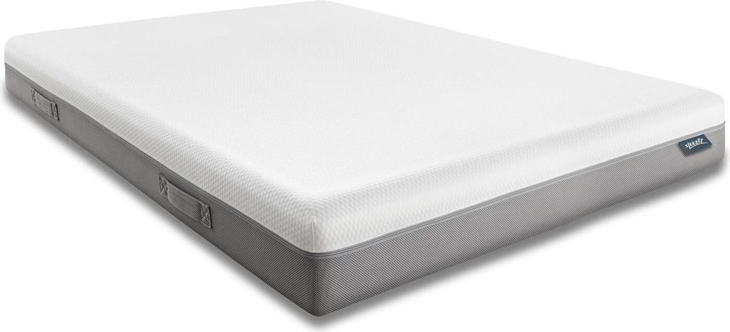 Viskoelastik-Matratze Sleezzz Premium 160 x 200 cm, Höhe 20 cm, Härtegrad H2/H3, mit Wendegriffen