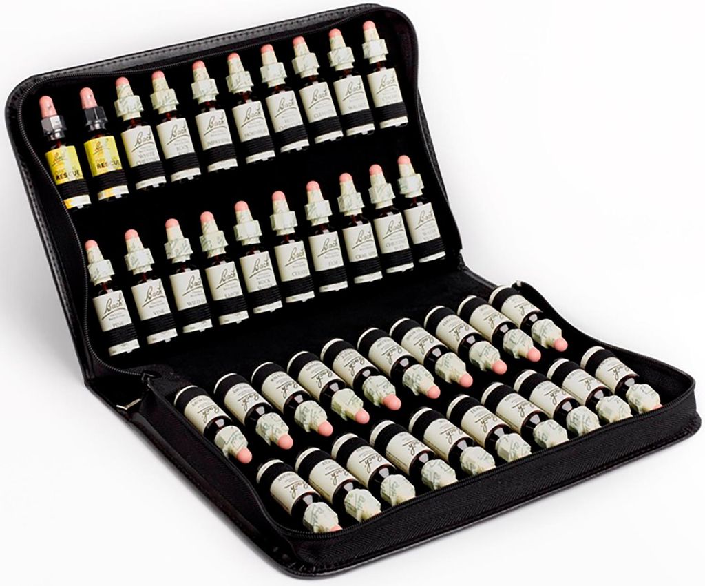 Bachblüten Taschenapotheke Leder – Etui für 40 Flaschen Produktbild 