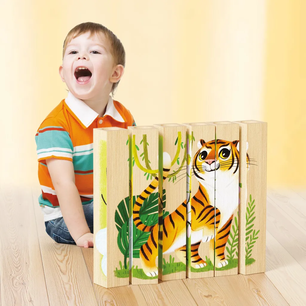 Jeu de construction animaux PLAYBIO 80711 Quercetti éducatif durable - 5