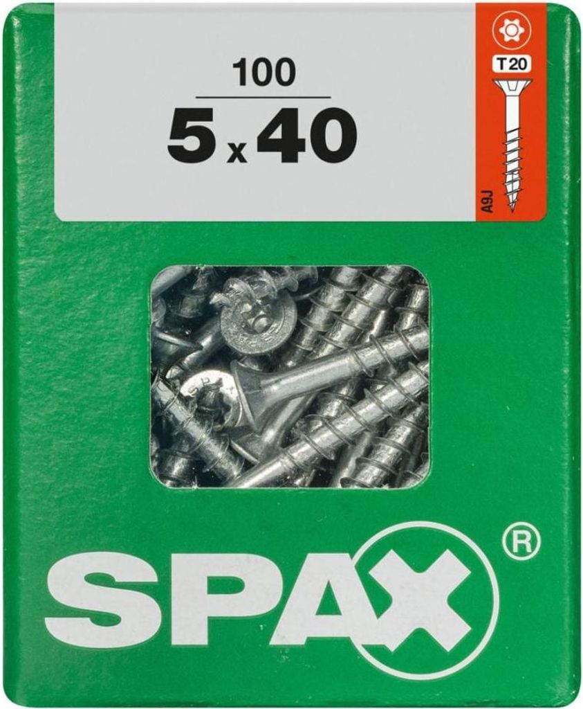 Spax Universalschrauben 5.0 x 40 mm TX 20 - 100 Stk.