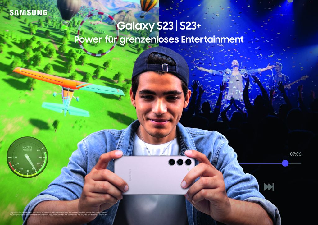 Samsung S916 Galaxy S23+ 5G 8GB RAM 256GB Dual Sim Lavender Produktbild 36