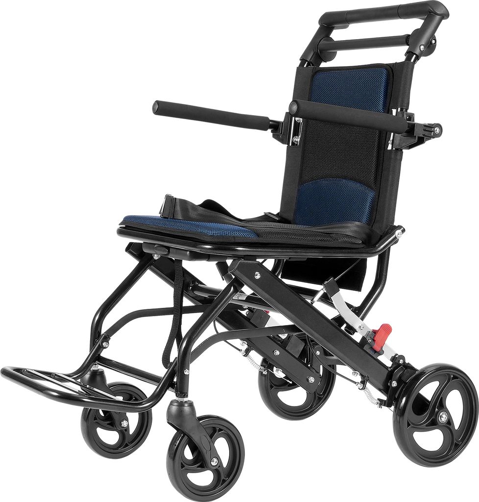 SucceBuy-Rollstuhl, 15,75 Zoll Sitz, Aluminiumlegierung, Produktbild 