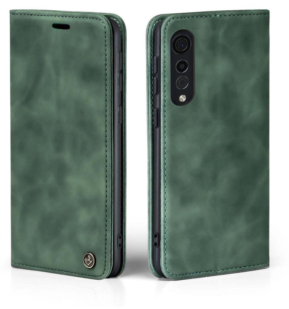 Handy Hülle für LG Velvet 5G Klapphülle Bookcase Flip Cover Produktbild 