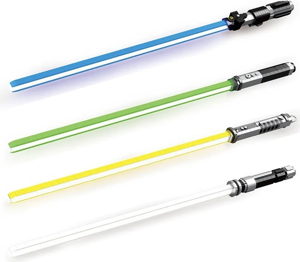 Jeu de construction sabres laser 629 pièces pour fans et collectionneurs