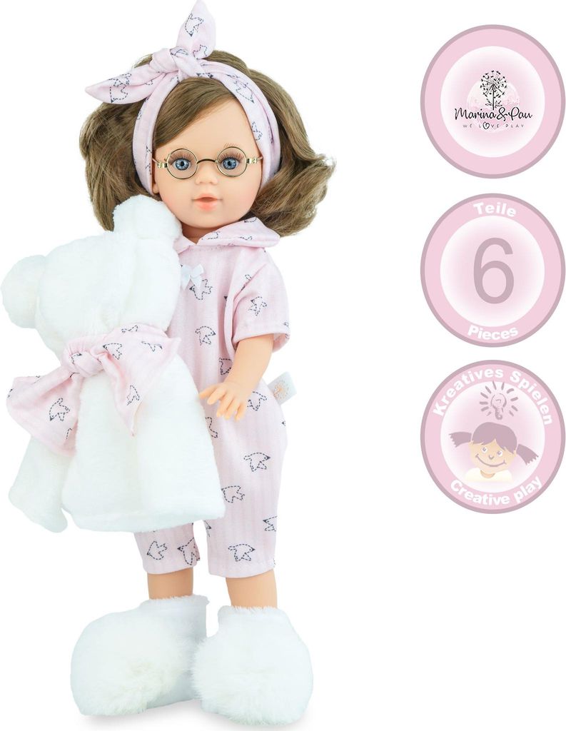 Spanische Marina Pijama Party Puppe mit Decke