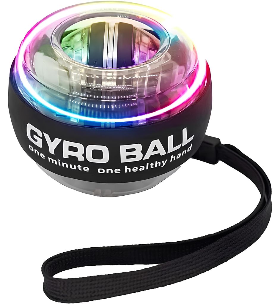PALLA GYROSCOPIA LED PER ESERCIZI per rafforzare polsi, Immagine del prodotto 