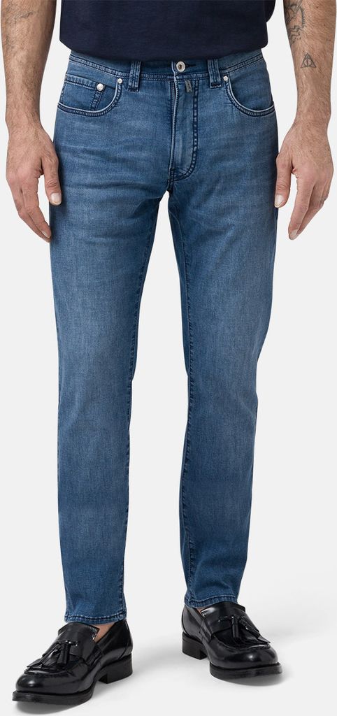 PIERRE CARDIN LYON TAPERED blue fashion 34510 8083.6827 W42 L32