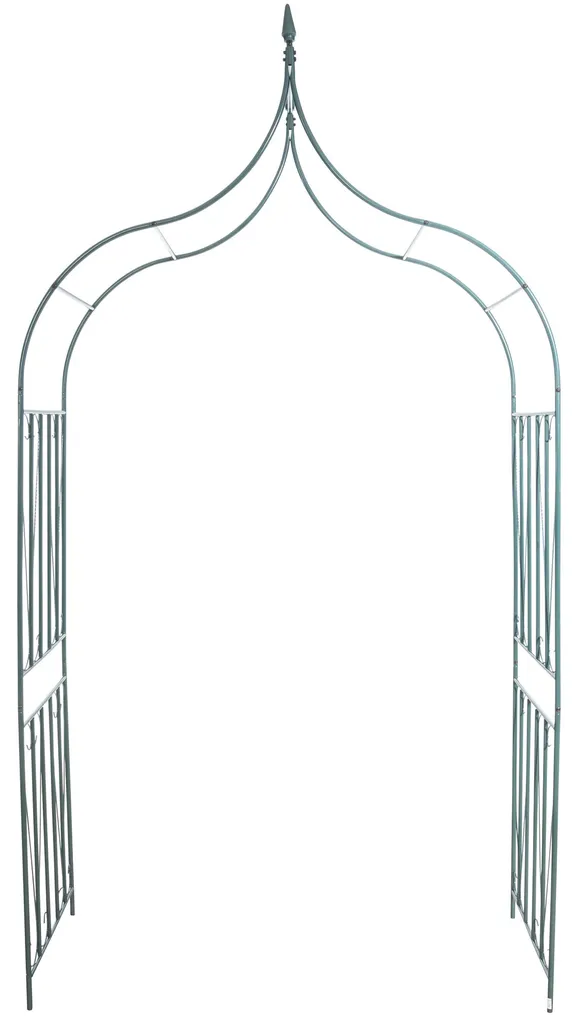 Arche à Roses CLP Arcs de 60 cm en Fer Vert avec Poids Élevé Robuste - 2