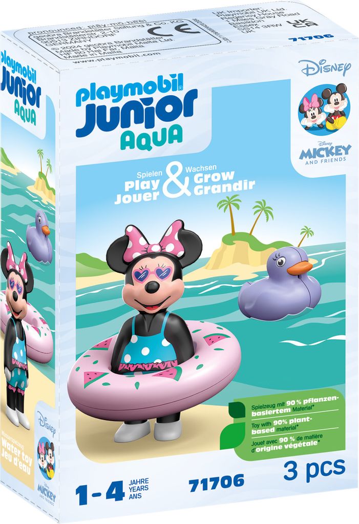 PLAYMOBIL 1.2.3 & Disney 71707 Mickys Bootstour