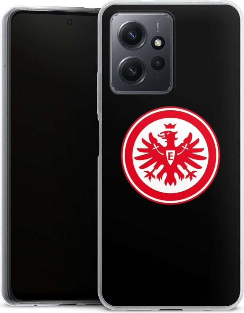 DeinDesign Handyhülle für Xiaomi Redmi Note 12 4G Silikon Hülle Case Smartphone Schutzhülle Adler Eintracht Frankfurt SGE