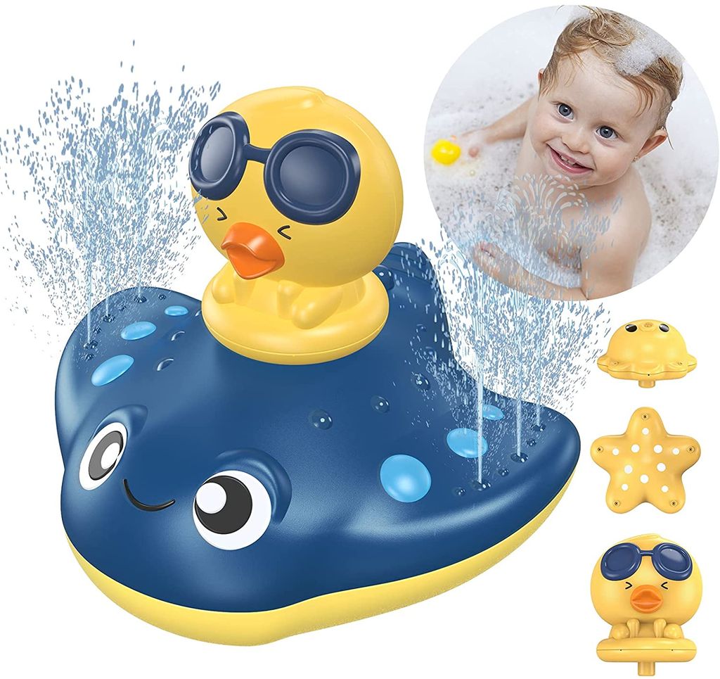 Badewannenspielzeug Badespielzeug Baby Wasserspielzeug Spray Wasser Affe Toy DE 