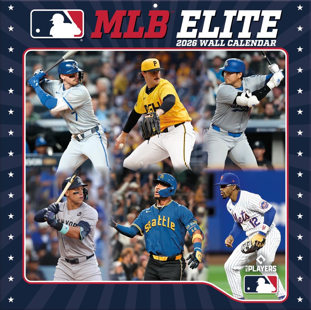 Turner MLB Elite MLB 30,5 x 30,5 cm Wandkalender 2026
