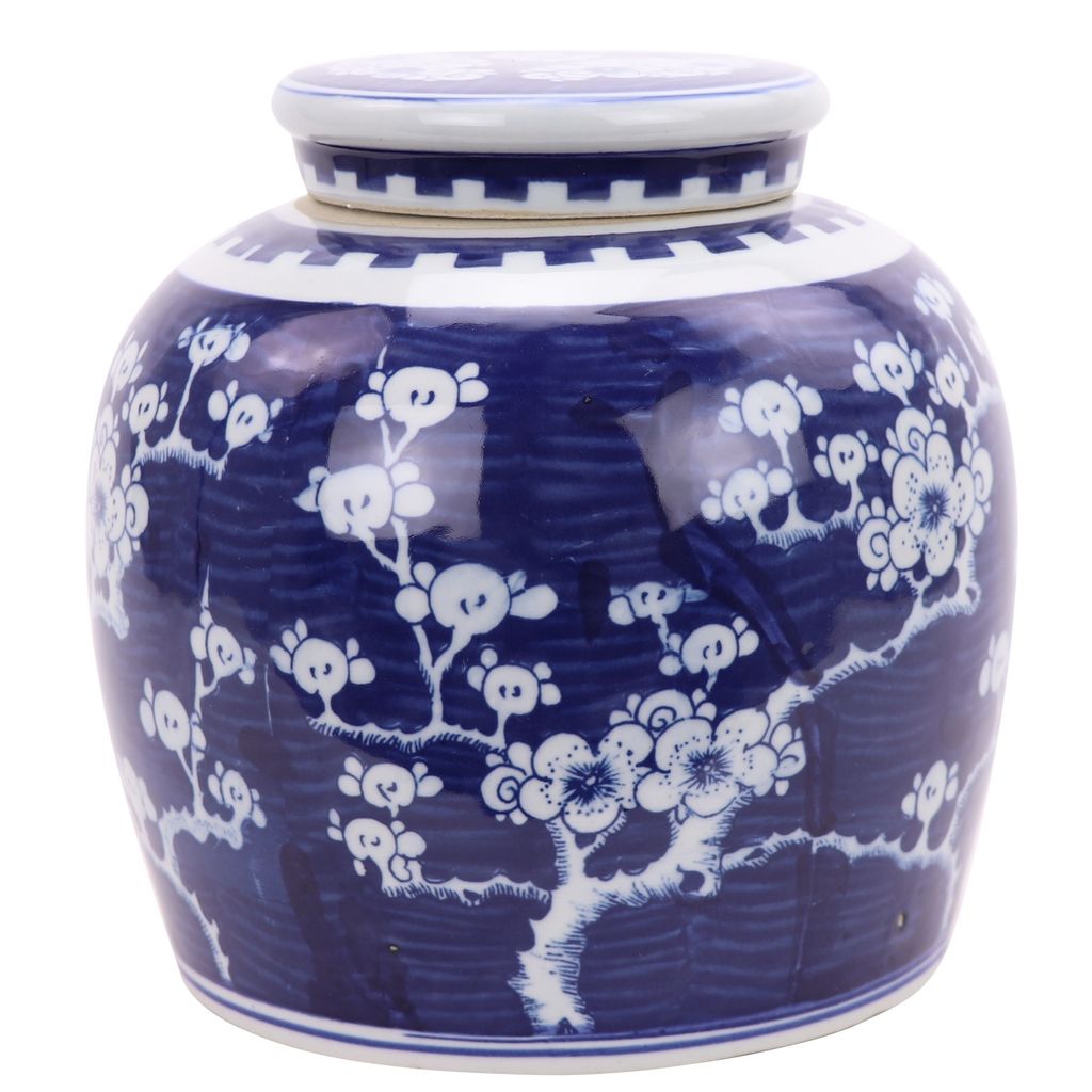 Fine Asianliving Chiński Wazon z Pokrywką Porcelana Ręcznie Zdjęcie produktu 