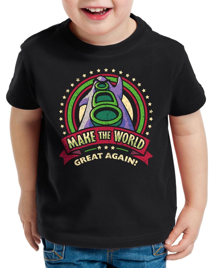 style3 Make The World Great Again T-Shirt für Kinder