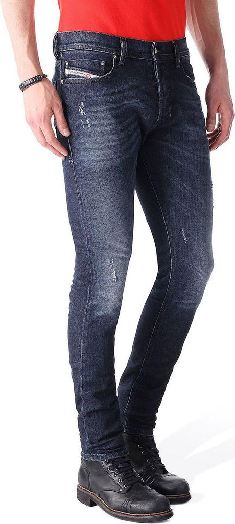 Diesel Tepphar R842R_Stretch Herren Jeans Slim Carrot W27/L32