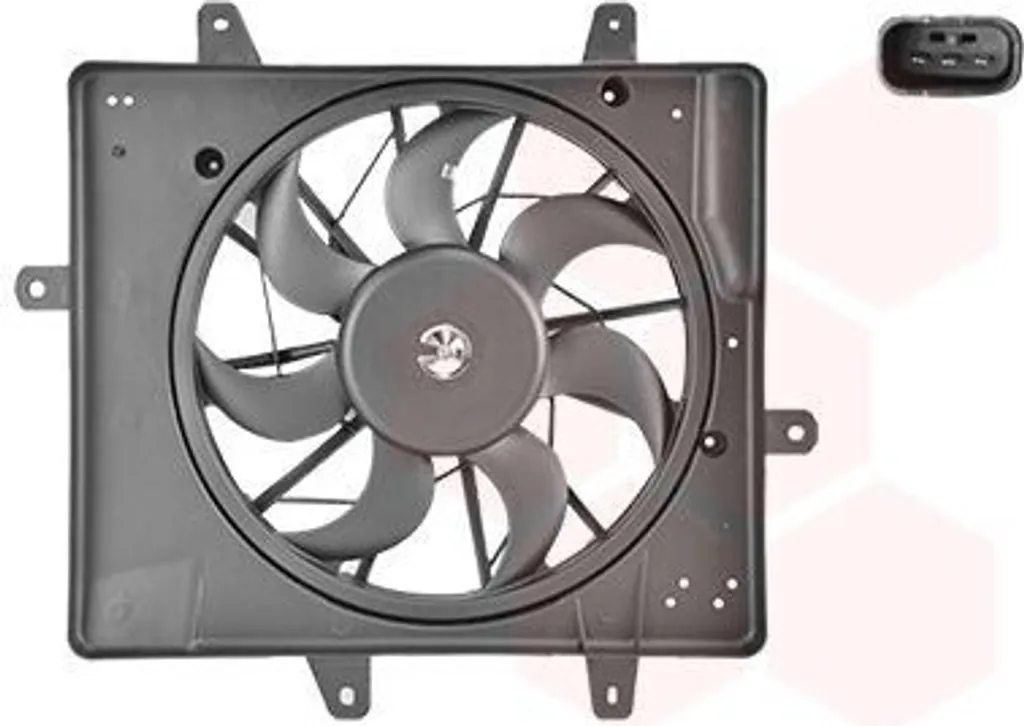 Ventilateur de radiateur VAN WEZEL 0720747 pour CHRYSLER PT CRUISER PT