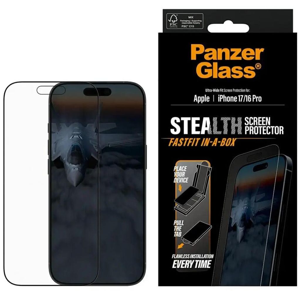 PanzerGlass Stealth Ultra-Wide Fit Fastfit Hartglas für Produktbild 
