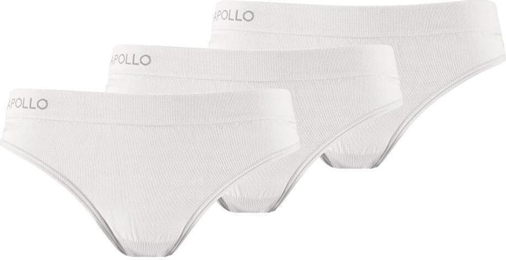 unterwäsche Seamless Briefs Damen Baumwolle Weiß 3 Stück Größe M