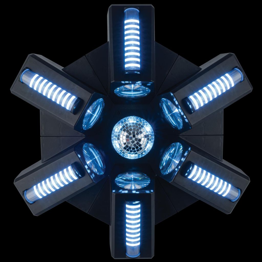 SHOWTEC Typhoon 640 6x RGBW LED Spiegelkugel-Lichteffekt