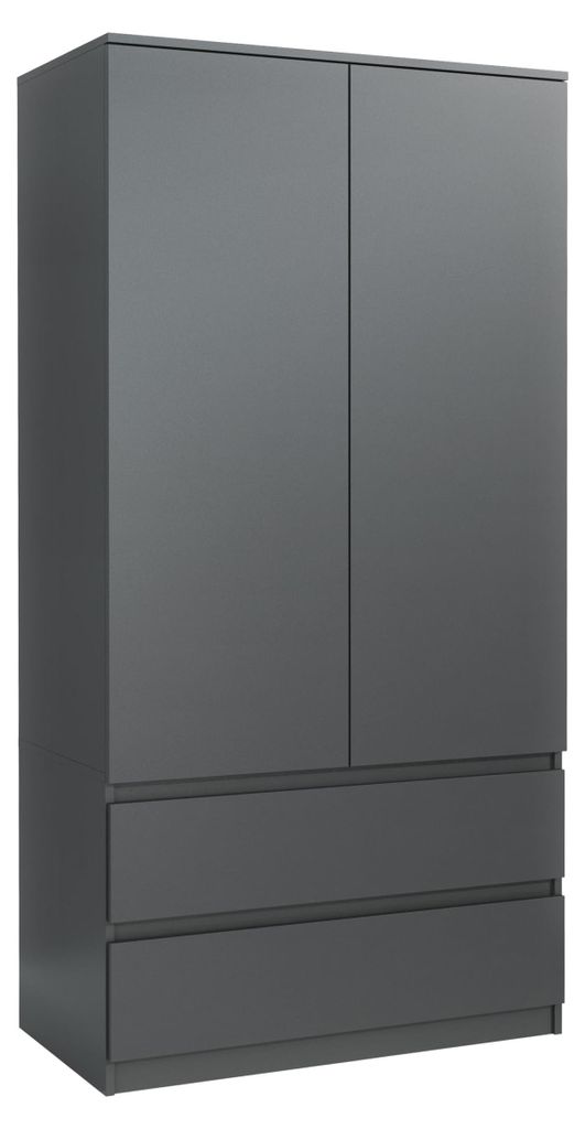 Mobelsta Kleiderschrank mit 2 Schubladen,  Kleiderschränke Produktbild 