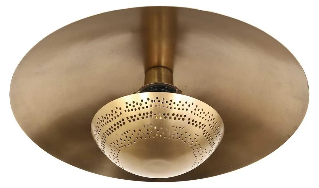 Grand Plafonnier Bronze 42cm Brassi pour Éclairage Puissant et Déco