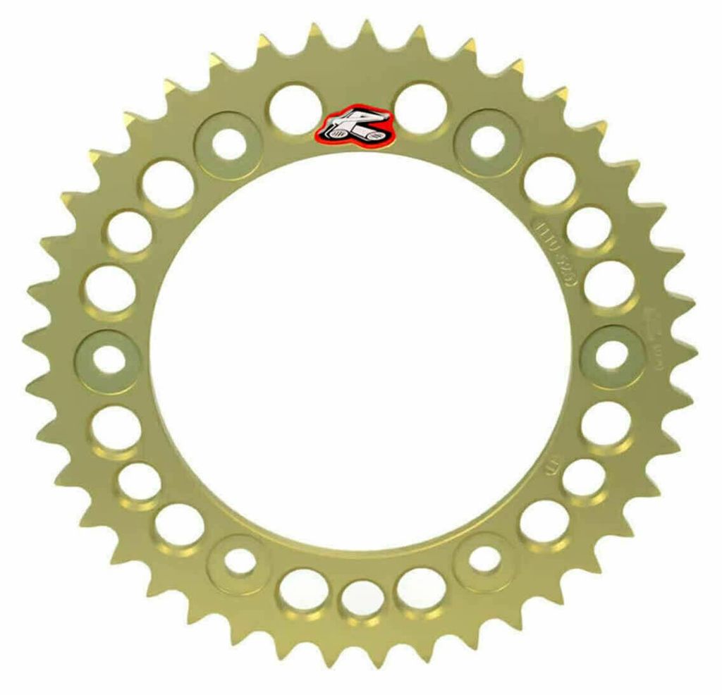 RENTHAL Motorradkranz anodisiertem Ergal Z44 ultraleicht Teilung 520 Aprilia PEGASO 650