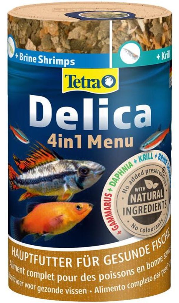 Tetra - Zusatzfutter für Fische, Delica Menü, 100 ml Produktbild 