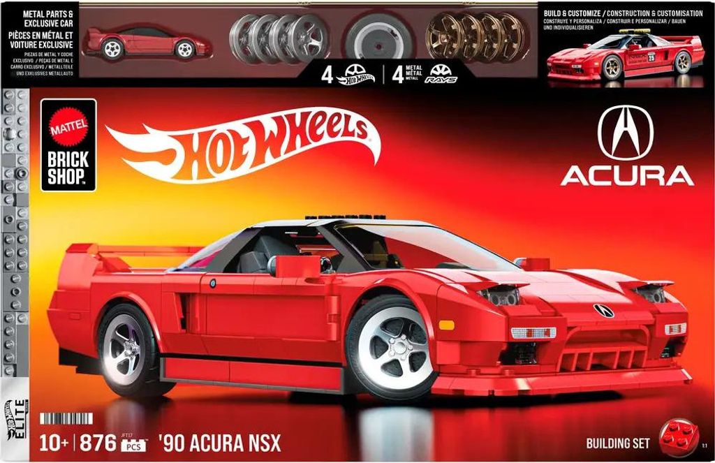 Hotwheels セット11 Hot Wheels Bricks od Mattel – zestawy konstrukcyjne Mattel