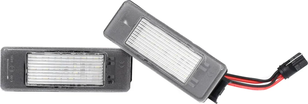 2 Pezzi Luce Targa LED Peugeot 308 3008 207 Bianco Ghiaccio Elegance